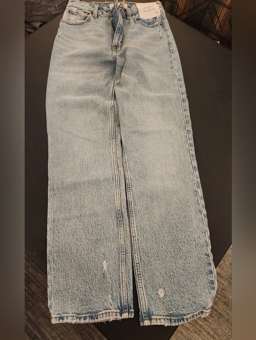 Girl's Abercrombie & Fitch The 90s Straight Leg Jeans